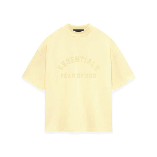 Fear of God Essentials Crewneck Heavyweight Tee - Garden Yellow