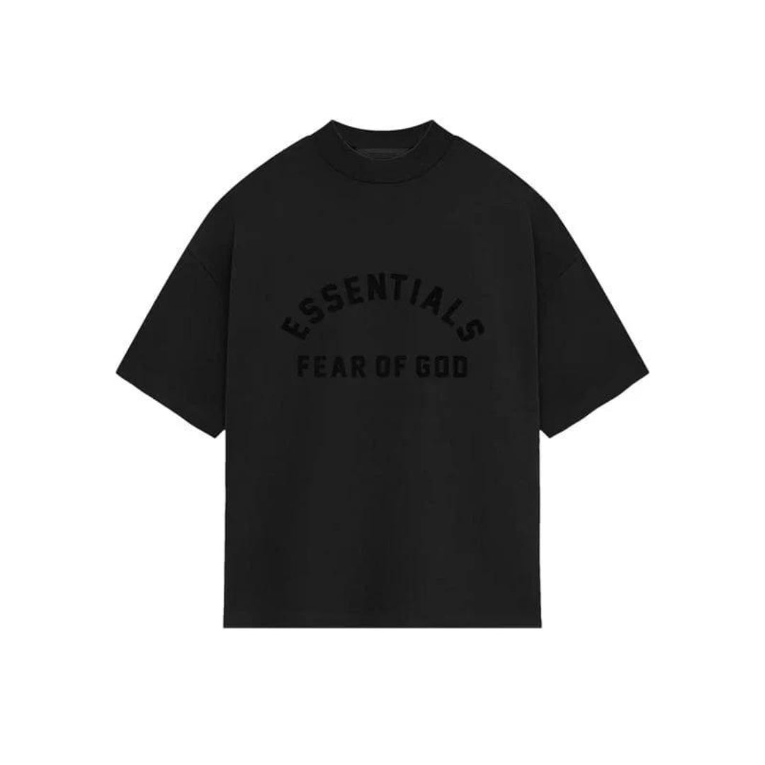 Fear of God Essentials Crewneck Heavyweight Tee - Jet Black