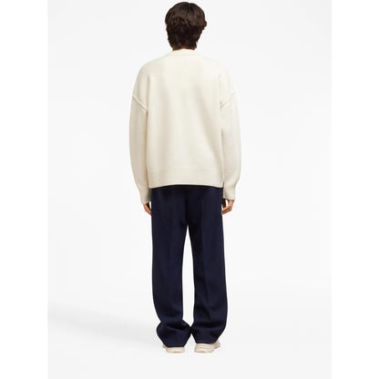 Ami Paris Wool Sweater - White