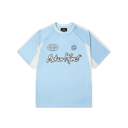 Broken Planet Market Football Jersey - Light Blue