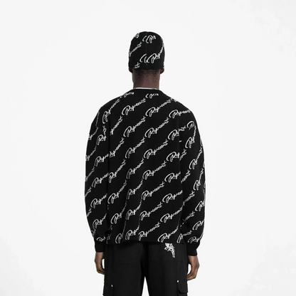 Represent Jacquard Sweater - Black