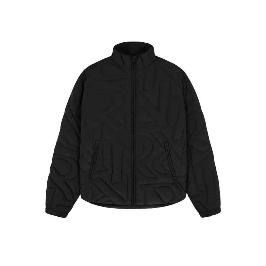 Represent Initial Puffer Jacket - Black