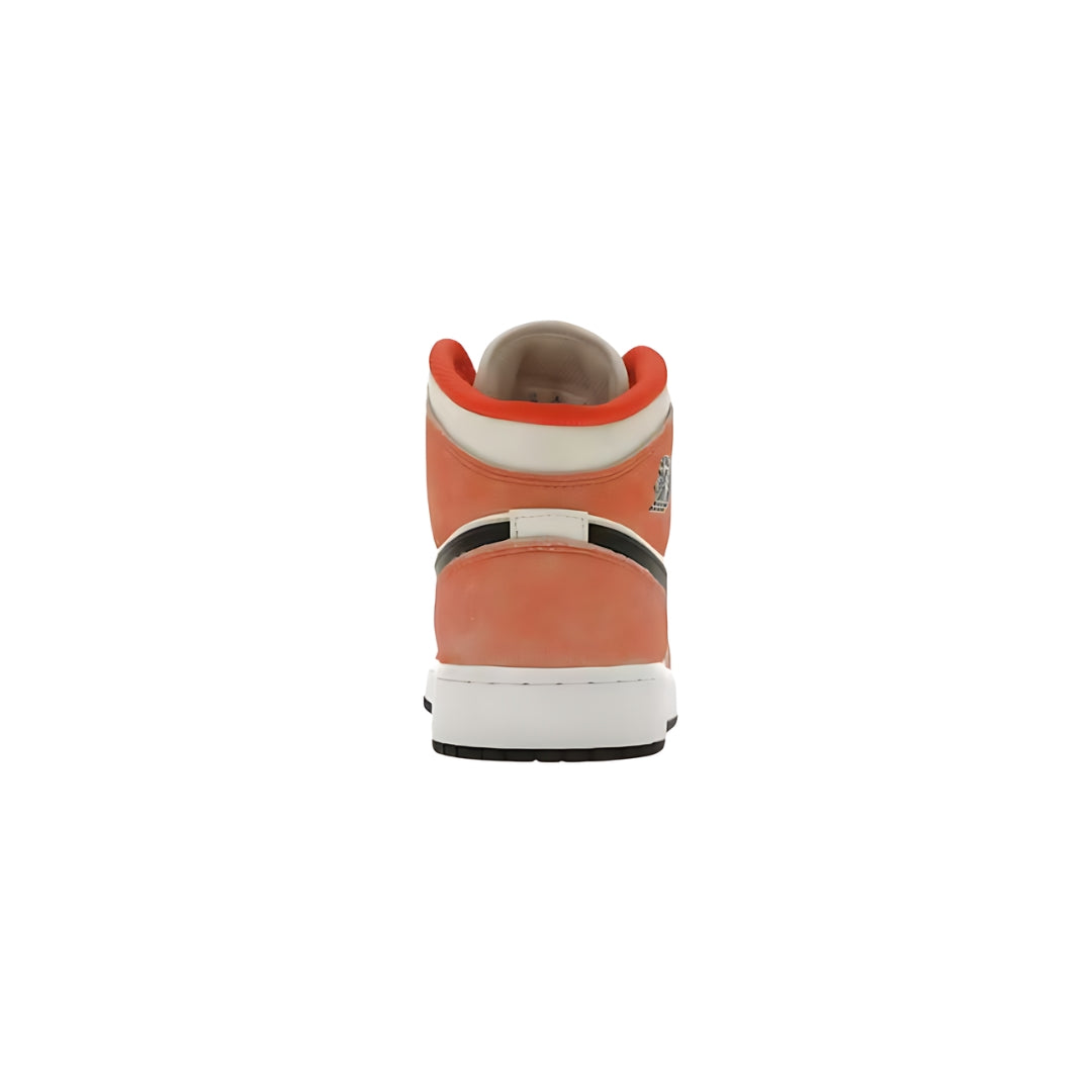 Nike Air Jordan 1 Mid SE - Orange Suede (GS)