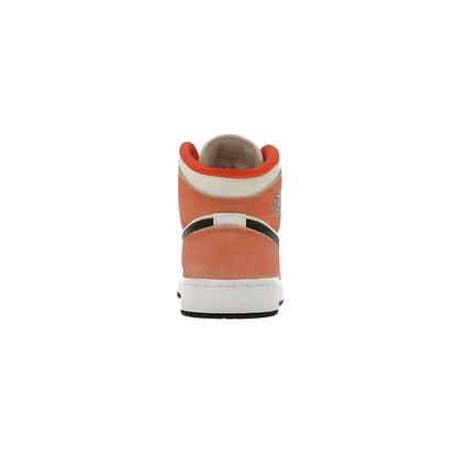 Nike Air Jordan 1 Mid SE - Orange Suede (GS)