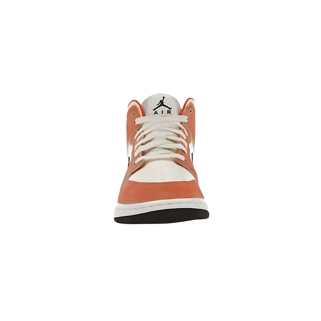 Nike Air Jordan 1 Mid SE - Orange Suede (GS)