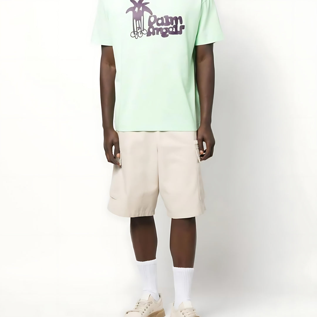 Palm Angels Douby Tee - Green